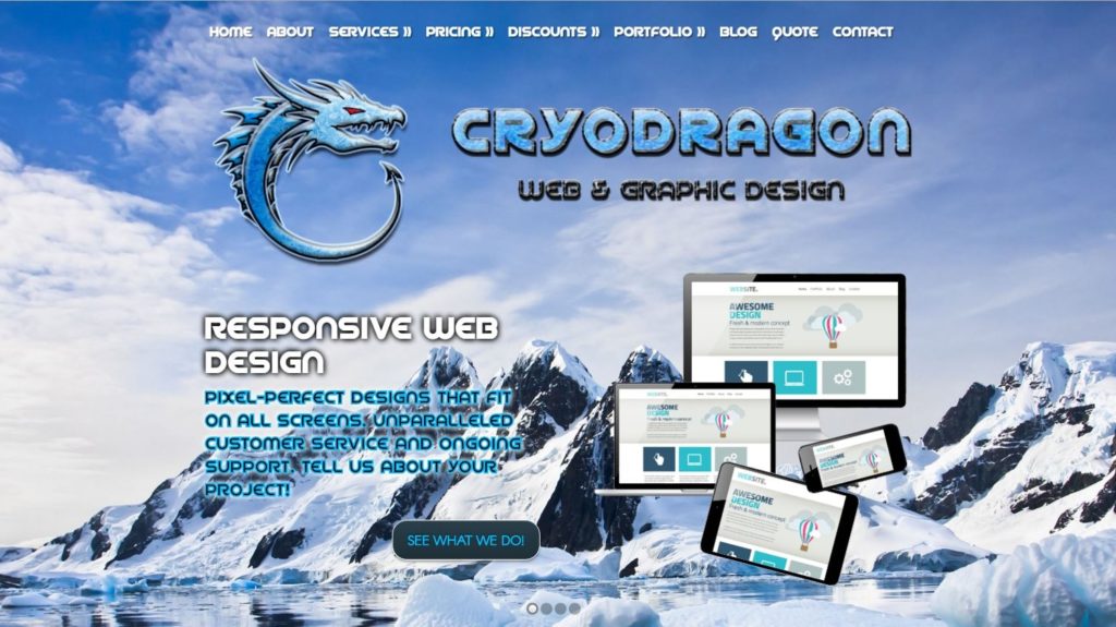 CryoDragon 2015 Homepage