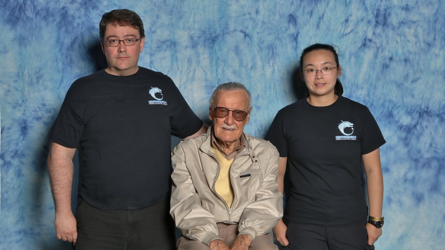 CryoDragon Team with Legendary Creator Stan Lee