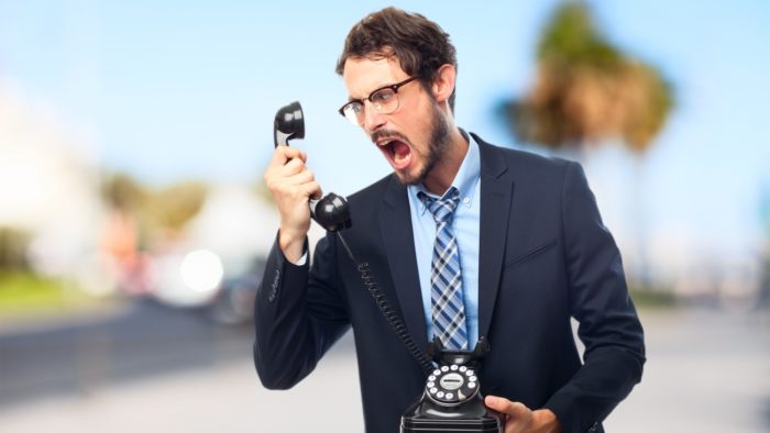 Frustrated Client Trying to Reach Web Designer Frustrated Client Trying to Reach Web Designer