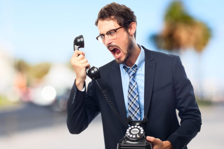 Frustrated Client Trying to Reach Web Designer Frustrated Client Trying to Reach Web Designer