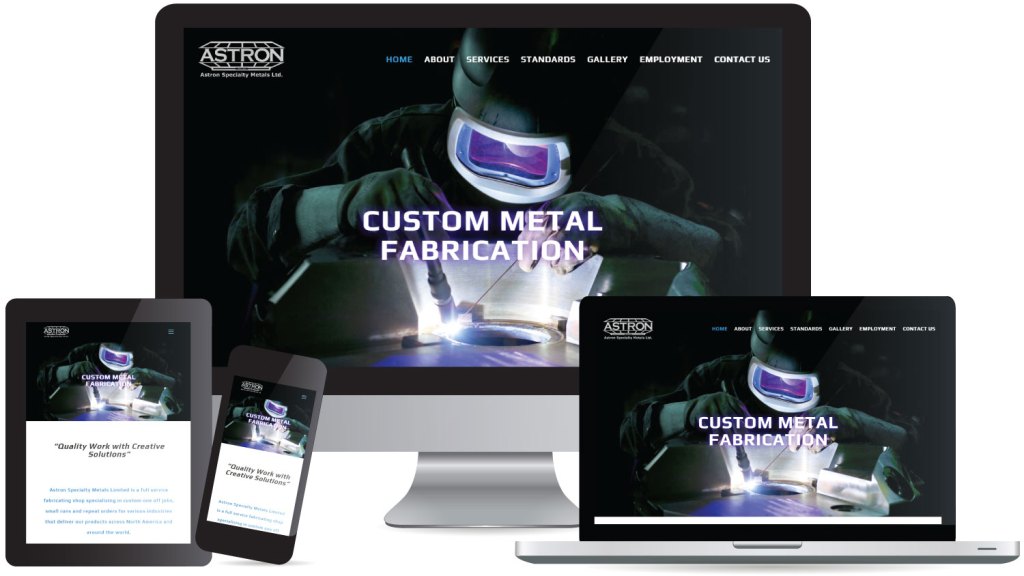 Revamped Website for Astron Specialty Metals News, Web Design
