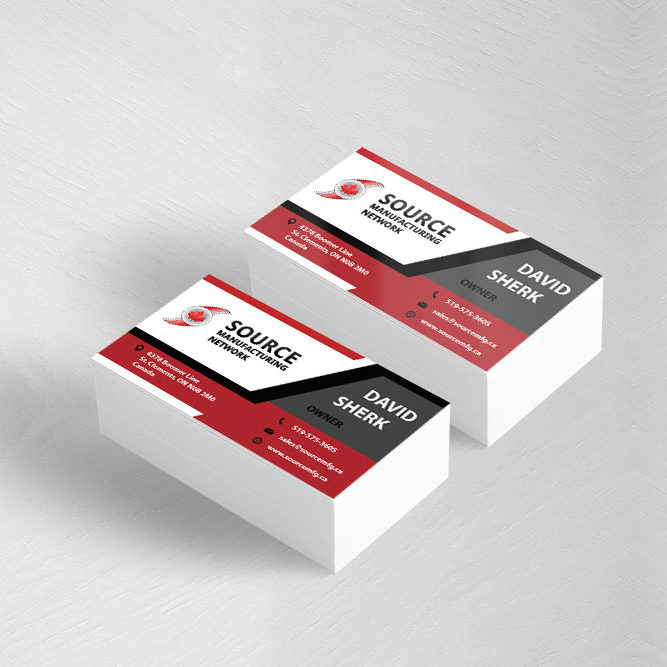 CryoDragon Business Card Design (Waterloo Kitchener Cambridge) Source Manufacturing