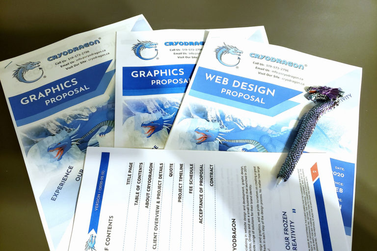 CryoDragon Website and Graphic Design Contract CryoDragon Website and Graphic Design Contract