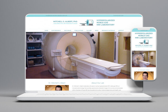 CryoDragon Ontario Website Design - HP Gas MRI Lab